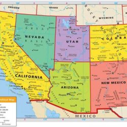 Southwest american region states united america