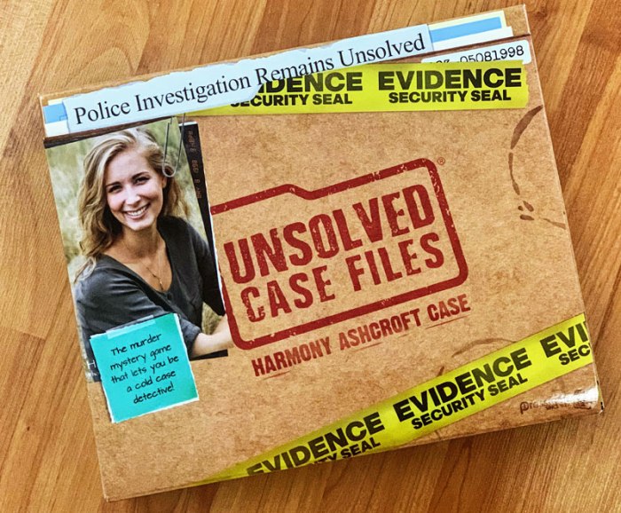 Unsolved case files max 2 answers