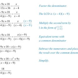 Adding and subtracting rational expressions worksheet answers