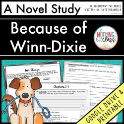 Because of winn dixie reading comprehension questions